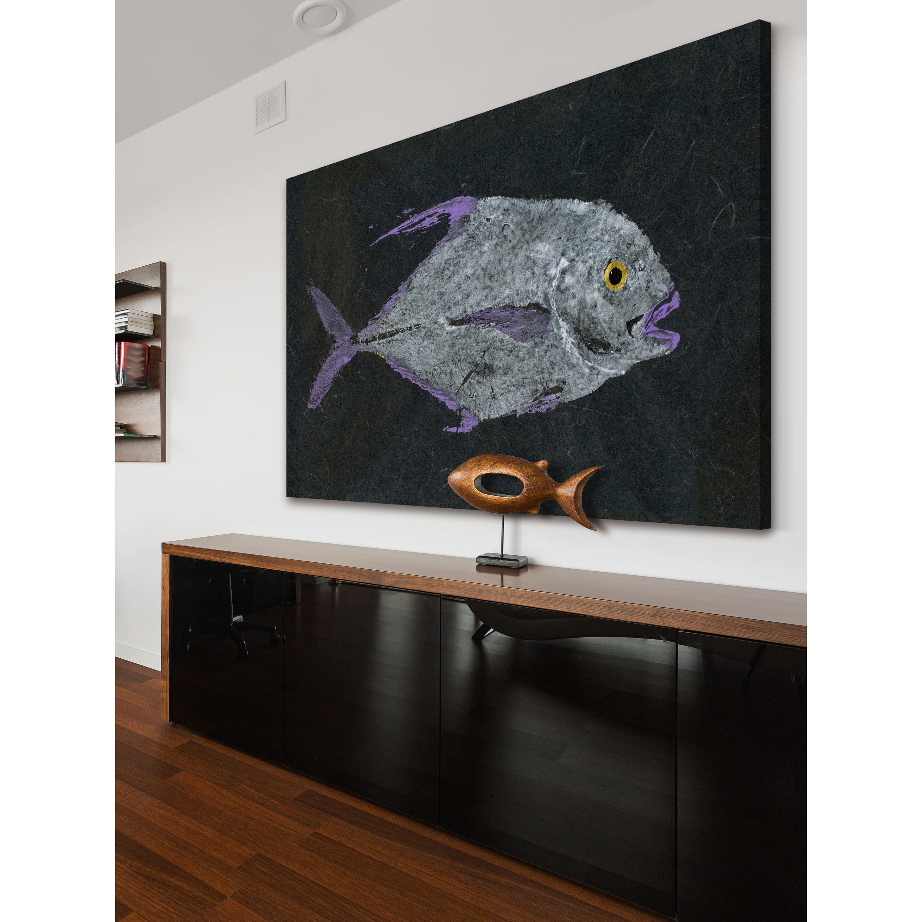 Marmont Hill "Pompano" by Warren Sellers Painting Print on Wrapped Canvas
