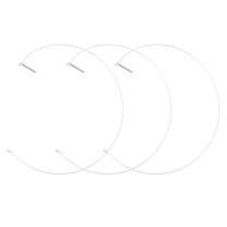 3pcs Washing Machine Door Gasket Clamp Spring Wire Retaining Ring Washer Door Seal Replacement Universal Fit for Front Load Washer 34cm