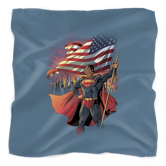 Superman American Hero Bandana (21 in x 21 in)