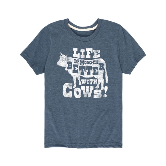 Country Casuals - Life Is Better With Cows - Toddler Short Sleeve Graphic T-Shirt