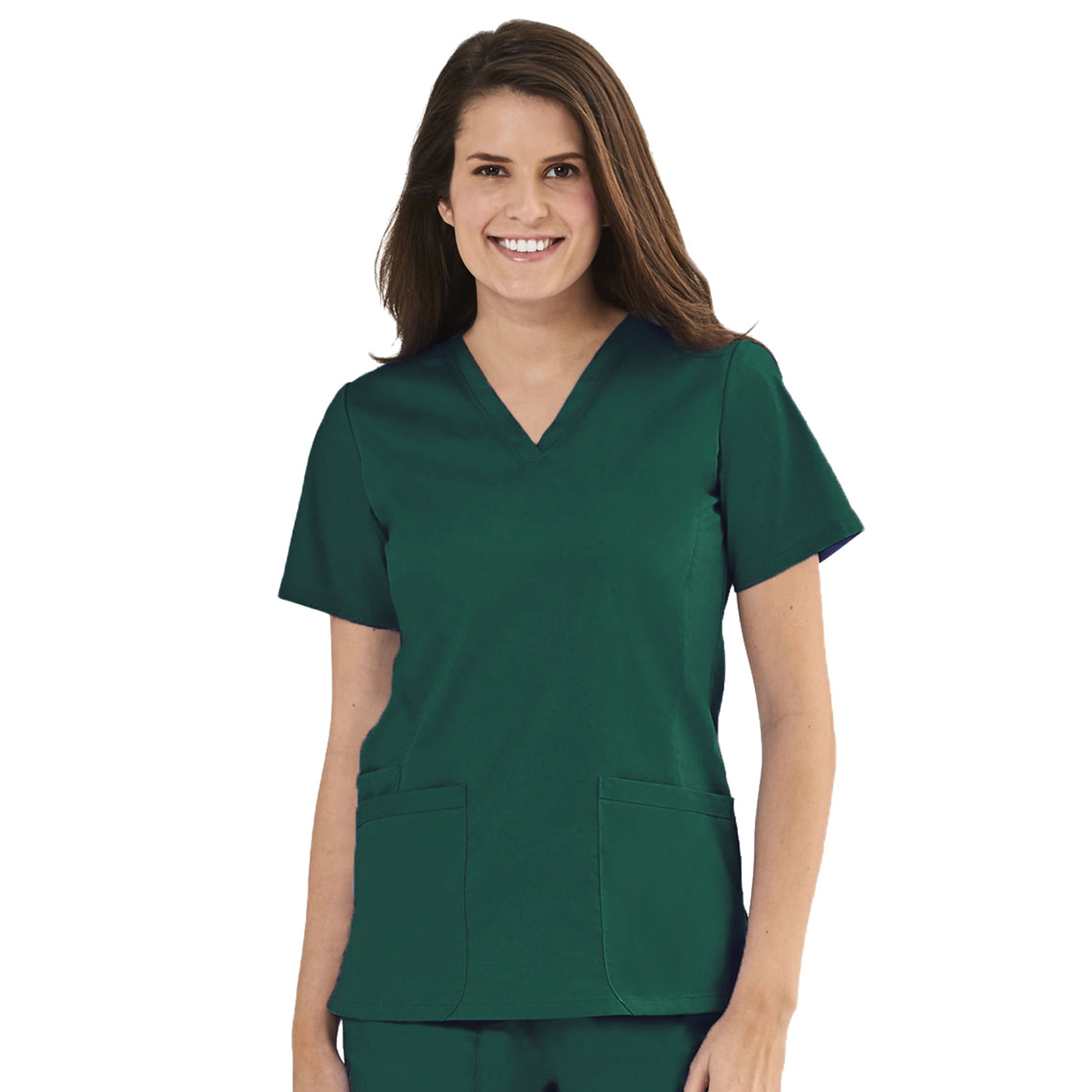 Maevn Maevn Blossom Signature Women's Basic VNeck Scrub Top (Free