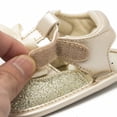 thumbnail image 3 of Yoyauz Baby Girl Mary Jane Shoes Anti Slip Rubber Sole Ballet Slippers Princess Dress Wedding Shoes Newborn Kids Shoes Toddler Shoes（0-12 Month）, 3 of 7