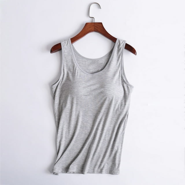 Ladies Camisole With Chest Pad No Steel Rings Bottom Underwear Yoga Sports Tank Tops