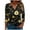 Multicolor#9, variant on Tnhcen Women's World Bee Day Cute Bee Print Tops – Autumn V-neck 7/8 Sleeve Loose Fit Shirts, Plus Size T-shirts S-5XL