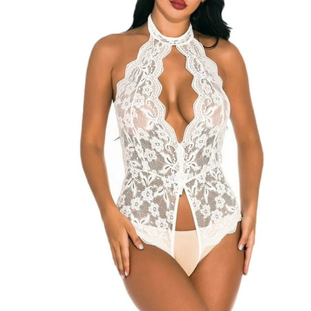 

New Sexy Women Lace Bodysuit Sexy Teddy Lingerie Jumpsuit Open Crotch Underwear Note Please Buy One Or Two Sizes Larger