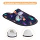 thumbnail image 3 of Balery Sea Jellyfish Pantuflas de Casa de Felpa Silenciosas con Diseño Estampado, Zapatillas Cómodas Antideslizantes de Algodón para Interior-Medium, 3 of 8