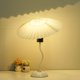 thumbnail image 4 of Lámparas de Mesa Luces Nocturnas con Pantalla de Tela para Café Lectura Hogar Sala de Estar Dormitorio , Blanco Yinane Lámpara de escritorio pequeña, 4 of 7