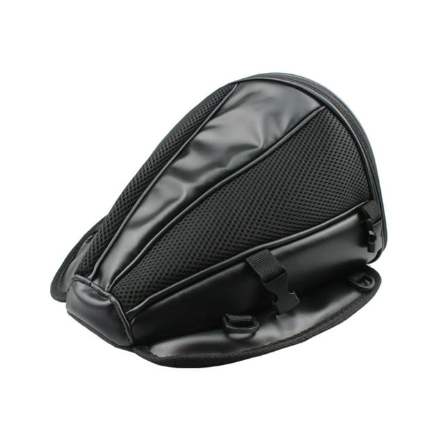 Bolsa de motocicleta de gran capacidad antideslizante PU impermeable ligera bolsa trasera de moto