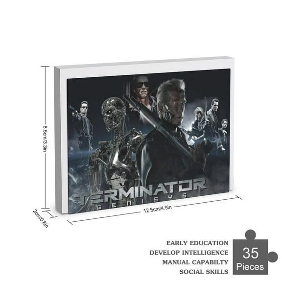 The Terminator Jigsaw Puzzle 35/70/120/200/300/500/1000 Piece Birthday Gift Vibrant Colors High Quality