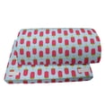 thumbnail image 4 of Ice Cream Foot Rest, Repeating and Continuing Fruity Cold Popsicle Fresh Dessert on a Stick, Non-Slip Backing Ergonomic Memory Foam Leg Support for Office, Pale Blue Dark Coral, by Ambesonne, 4 of 5