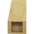 thumbnail image 4 of Ekena Millwork 5"W x 10"D x 10"H Burlington Rough Cedar Woodgrain TimberThane Knee Brace, Primed, 4 of 6