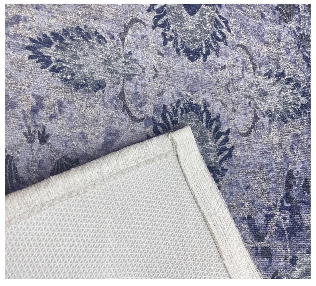 Home Décor Inc. Majestic Blue Oasis Indoor Area Rug – 60" x 84"