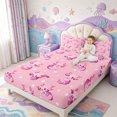thumbnail image 2 of Manfei Animal Axolotl Fitted Sheet Full,Watercolor Amphibian Bed Set,3pcs,1 Fitted Sheet and 2 Pillowcases, 2 of 6