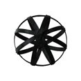 thumbnail image 1 of Urban Trends Collection 53367 Bamboo Round Dyson Orb Sphere Decor, Painted Black - Large, 1 of 1
