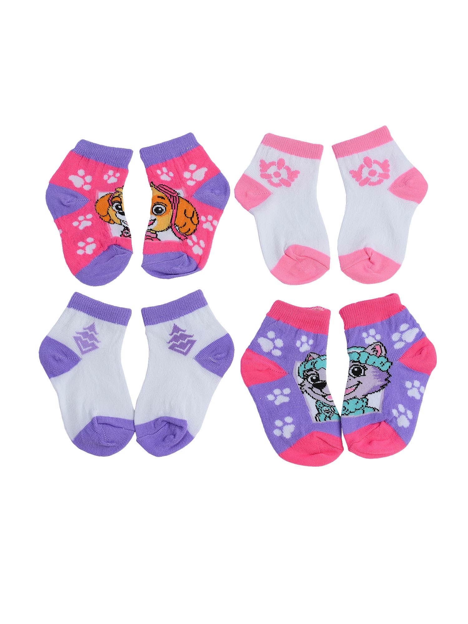 Paw Patrol Official Crew Childrens Socks 2 Pair