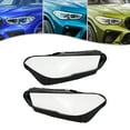 thumbnail image 2 of Miumaeov Left & Right Headlight Lens Covers Clear Headlamp Covers For 2019 2020 2021 BMW X5 G05 X6 G06, 2 of 18