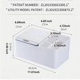 thumbnail image 3 of Intelligent Induction Electric Desktop Storage Box Rack Jewelry Finishing Skin Care Tissue Box Offic, 3 of 5