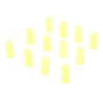 thumbnail image 2 of 12pcs Foam Earplugs Yellow Soundproof Effective 36dB Noise Reduction Soft Foam Ear Plugs, 2 of 14