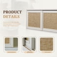 thumbnail image 5 of Wall Cabinet Storage-Rattan Floating Cabinet Slidding Doors,Wall Mounted Cabinet for Laundry Room,28INCH X 1PCS,White, 5 of 6