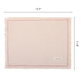 thumbnail image 6 of Unique Bargains 4pcs Cotton Blend Washable Table Mat Dark Red 15.7"x11.8", 6 of 6
