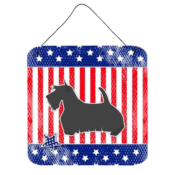 USA Patriotic Scottish Terrier Wall or Door Hanging Prints