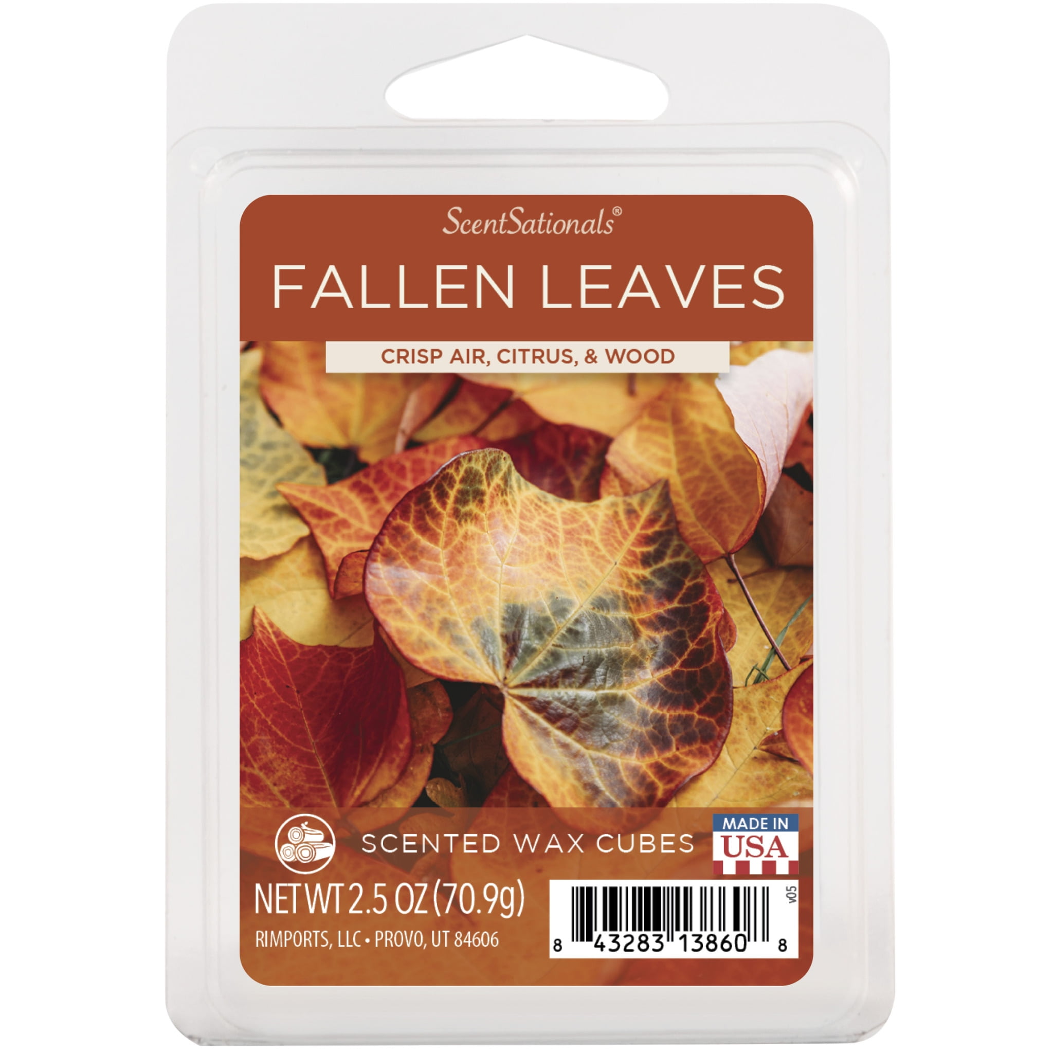Fallen Leaves Scented Wax Melts, ScentSationals, 2.5 oz (1-Pack)