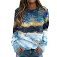 thumbnail image 1 of Puntoco Mujeres Otoño e Invierno Casual Impreso Cuello Redondo Manga Larga Jersey Blusa Sudadera tops Puntoco Puntoco-3895, 1 of 1