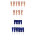 thumbnail image 1 of 20 Piezas Yuyangstore Férulas Blandas Separador de Dedos del Pie Azul, 1 of 8