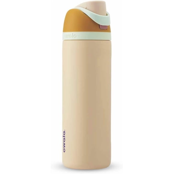 Owala FreeSip Insulated Stainless Steel Water Bottle with Straw for Sports, Travel, and School BPA-Free Sports Water Bottle, 24 oz, Surfs Edge