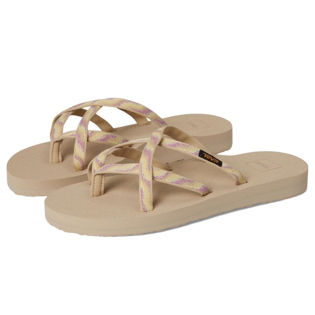 Sandalia Teva Olowahu para Mujer Neon Wave Peach Ice Talla 10 US
