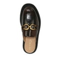 thumbnail image 4 of Circus by Sam Edelman Elena Black Gold Chain Slip On Round Toe Lug Sole Mules (Black, 9.5), 4 of 6