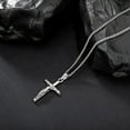 thumbnail image 5 of Crucifix Cross Necklace for Men Women, Christian Jewelry with Jesus Pendant, Religious Faith Chain for Daily Wear and Gift, 5 of 8