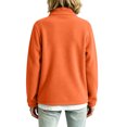 thumbnail image 3 of Womens Full Zip Stand Collar Fleece light jacket Long Sleeve Warm Casual Coat With Side Pockets for Fall Winter Hiking Athletic Wear, 3 of 5