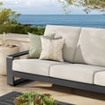 thumbnail image 4 of Lirienne Outdoor Patio Aluminum Sofa in Cream Gray, 4 of 9