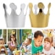 thumbnail image 4 of EeaseMX 12 coronas de papel para sombreros, coronas de cumpleaños para decoraciones de fiesta infantil (doradas y plateadas), 4 of 7