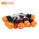 thumbnail image 1 of 16.4 pies 40 luces LED decorativas centelleantes 8 modos cadena impermeables (3m20led-3AA) naranja, 1 of 9