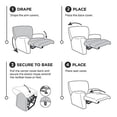 thumbnail image 3 of Housse pour mobilier inclinable Pixel de Mainstays, 3 of 7