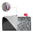 thumbnail image 5 of Bingfone Weave Geometric Magnetic Mailbox Cover Standard Size for Garden Yard Outdoor Decorations-25.5x21 in, 5 of 9