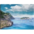 thumbnail image 1 of Cuadro Decorativo - Blues del puerto Jr Impresión en canvas, estrechado., 1 of 2