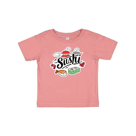 

Inktastic Cute Sushi Illustration Gift Baby Boy or Baby Girl T-Shirt