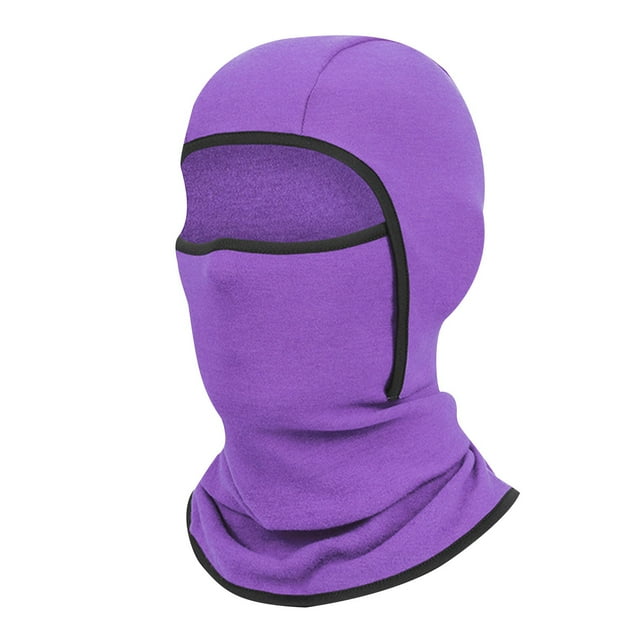 Culottes pour Femmes Hiver Masque Facial de Cyclisme pour Enfants Froid et Coupe-Vent Protection pour Vélo et Moto de Plein Air Ski Masque Facial Violet