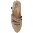 thumbnail image 5 of Journee Womens Loren Comfort Insole Narrow Width Round Toe Mid Block Heel Pumps, 5 of 10