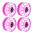 thumbnail image 2 of Ruedas para Patines Sunnimix 4 Piezas Luminosas Rosa, 2 of 8