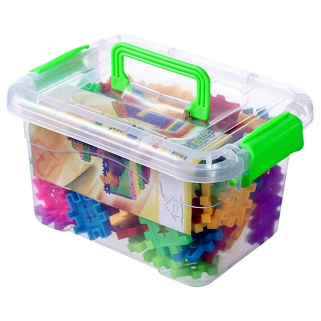 EASTIN Plastic Funny Building Blocks Toy Educational Toy Assembly for Kids Boys Girls(With Storage Box 130pcs)