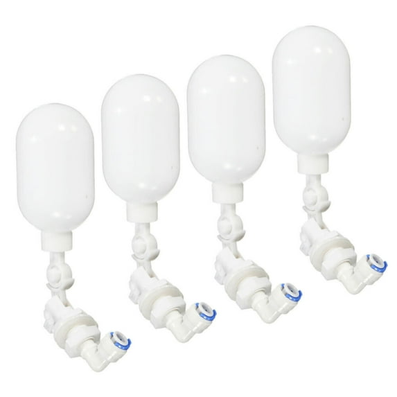 4 Pack Water Float Automatic Shut Off Valve Quick Connctor Tank Overfill Stop