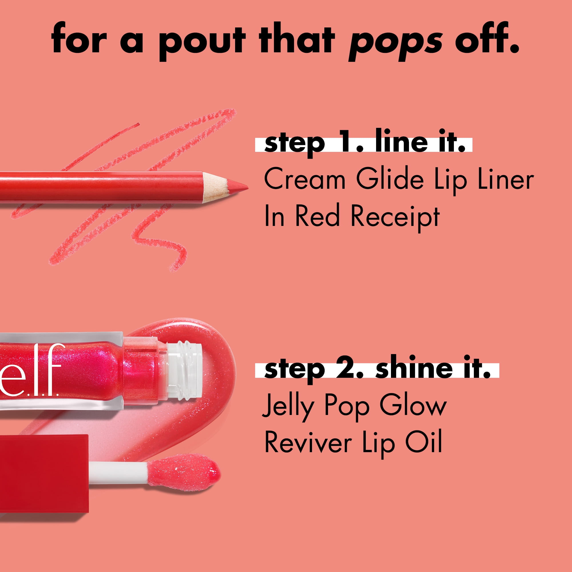 e.l.f. Jelly Pop Glow Reviver Lip Oil, 0.25 fl oz