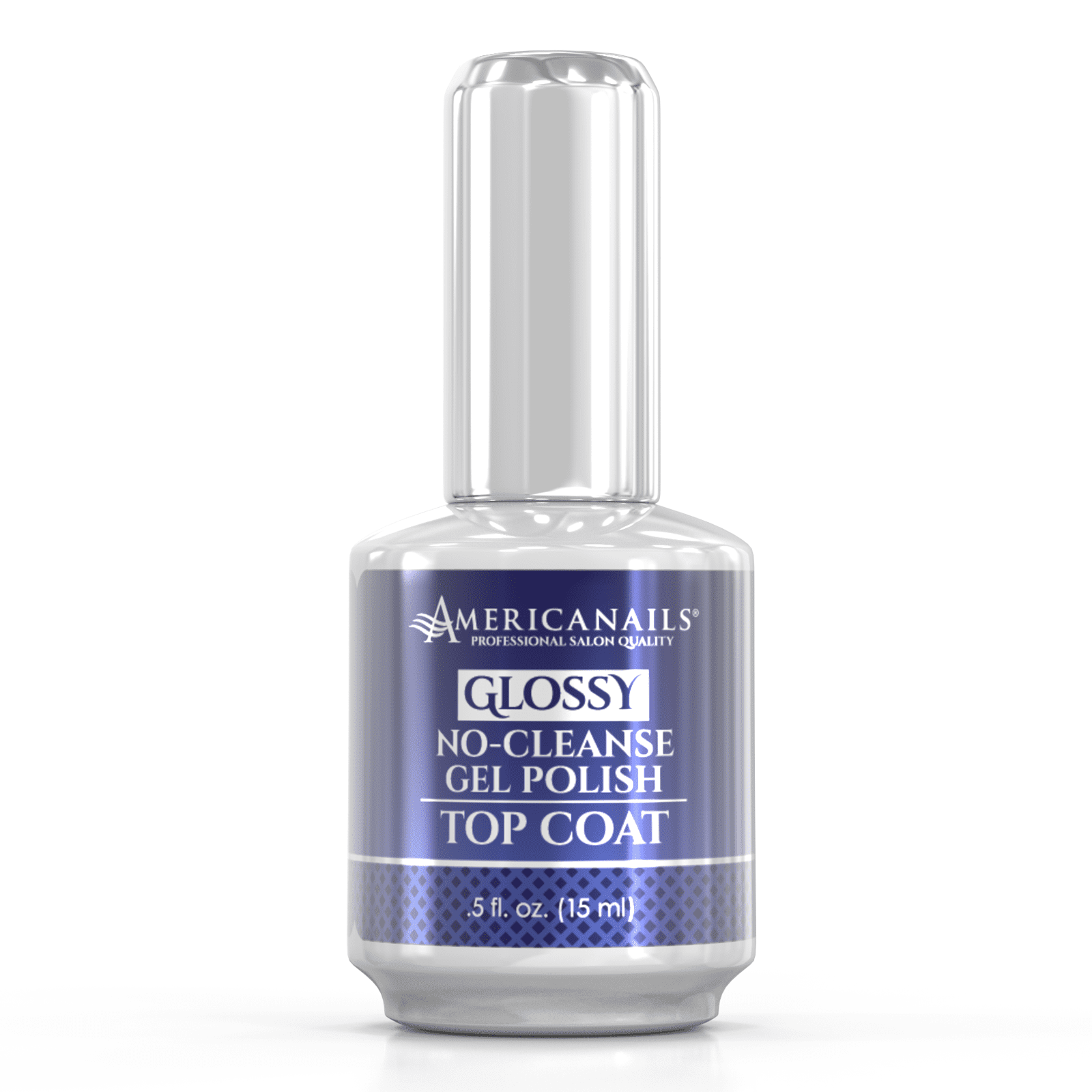 Americanails Gel Polish Top Coat - Original Dual Cure Formula, Long Lasting Glossy Finish (.5 oz)
