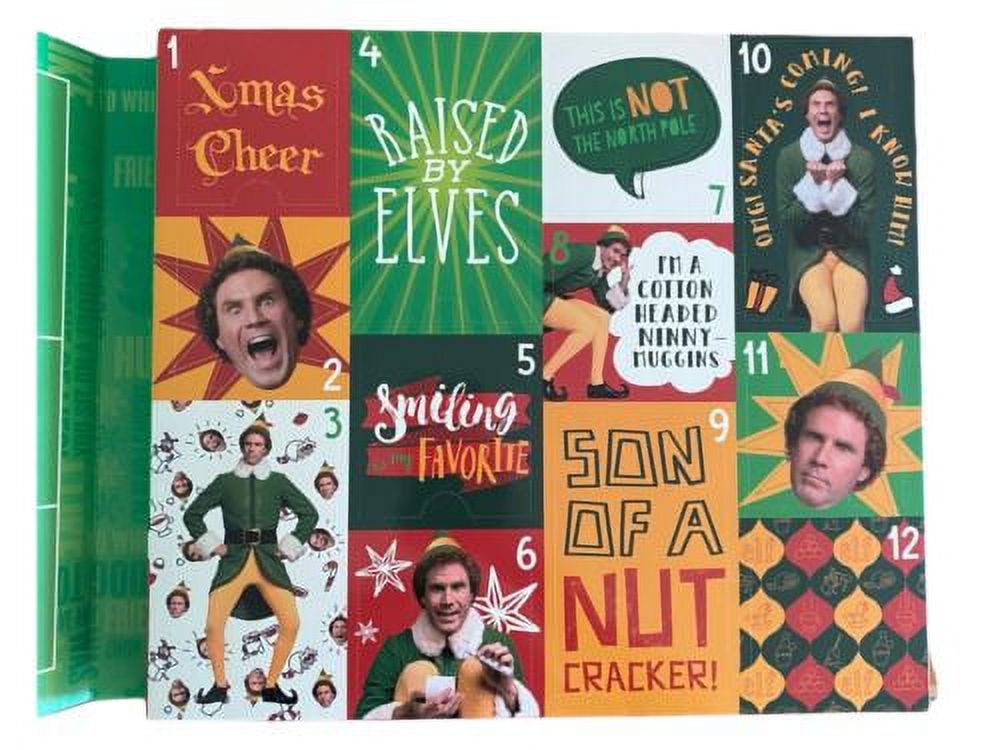 Elf the Movie 12 Days of Christmas Men's Socks