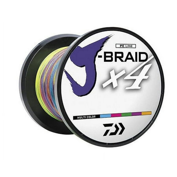 DAIWA J-Braid Braided Line X4 - Multi Color 3300yds 80#