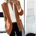 thumbnail image 2 of Womens Blazers For Work Casual Sevevn Womens Fashion Turn Down Collar Long Sleeve Casual Coat Suit Jacket, 2 of 6